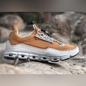 ON cloudaway Women's Athletic Shoes in Tan and White